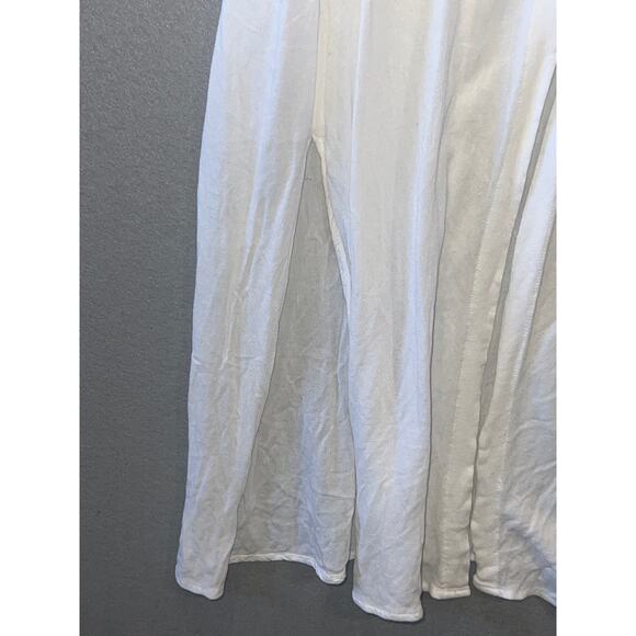 Guess Vest Womens Medium White Button Closure Side Split Casual Cover Light - Picture 5 of 10